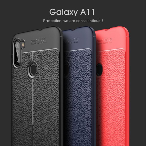 Samsung Galaxy A11 Kılıf CaseUp Niss Silikon Kırmızı 5
